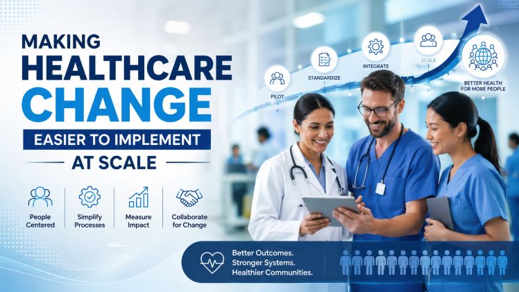 Making healthcare change easier to implement at scale